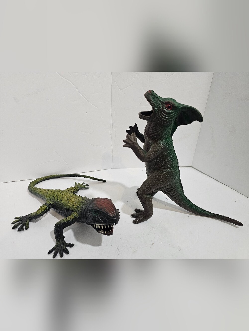 Vintage 1979 Imperial Made in Hong Kong Dinosaur Lizard Lot Rare VTG Toys